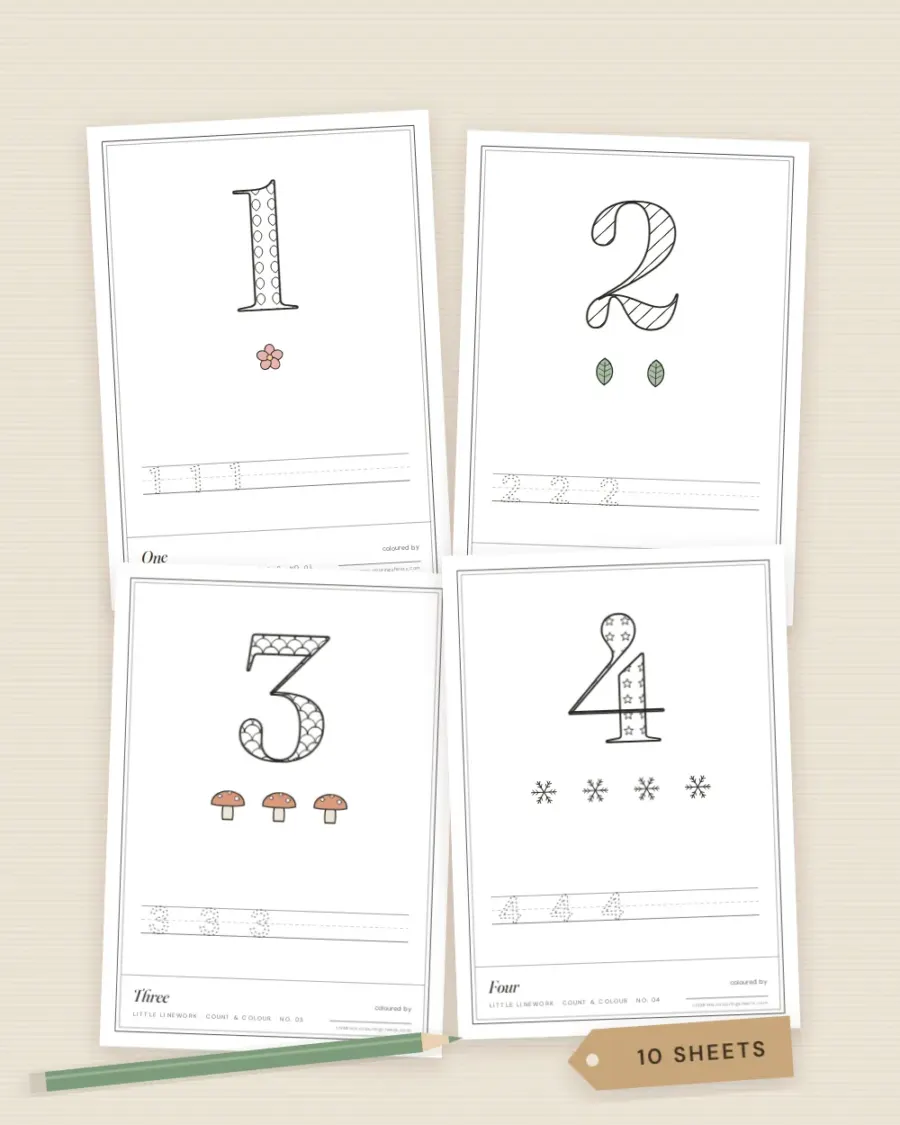 Count & Colour 1–10